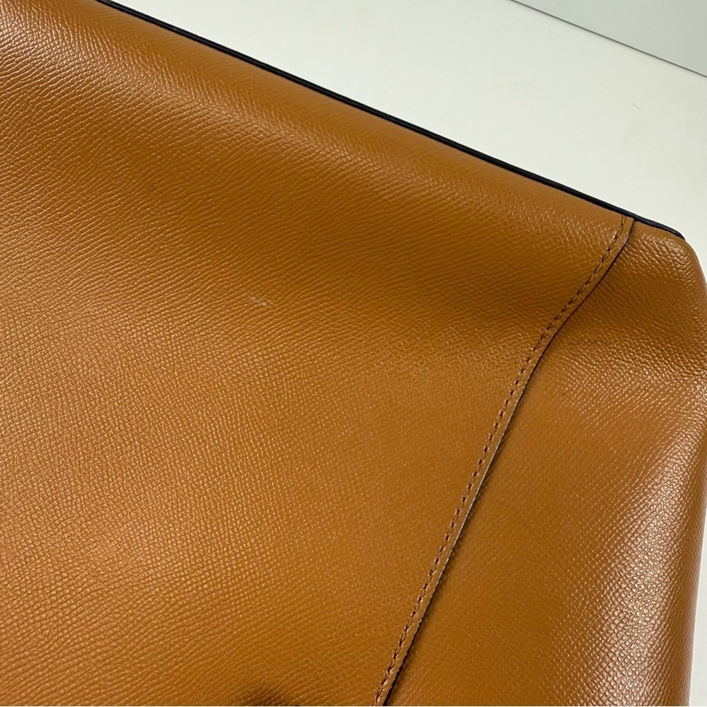 Michael Kors Purse Womens Large Brown Saffiano Leather Tote Bag - Picture 10 of 13